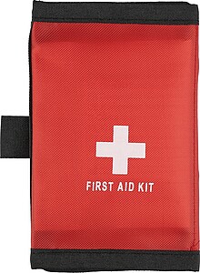 REDENTA Lékárnička na suchý zip, červená - reklamní předměty