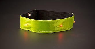 REFLECTO Rozlišovací pásek se 4 LED světly, žlutý