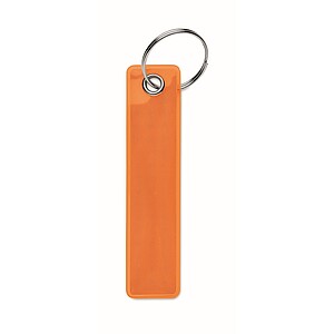 Reflexní přívěsek z PVC, neonově oranžová