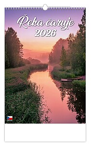 Řeka čaruje 2024, nástěnný kalendář, prodloužená záda