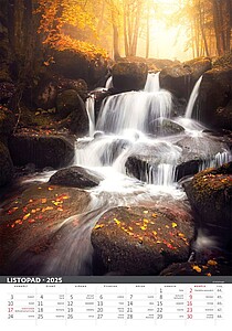 Řeka čaruje 2027, nástěnný kalendář, prodloužená záda