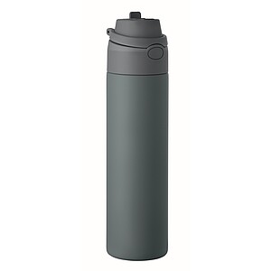 RENGIN Jednostěnná láhev z nerezové oceli 650 ml, modrošedá