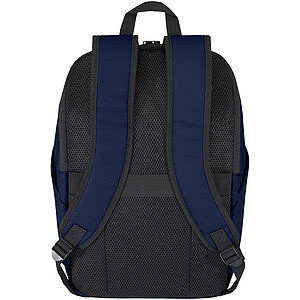 Resi Plus rolovací batoh na notebook velikosti 15” z recyklovaného GRS, 18 l, námořní modrá