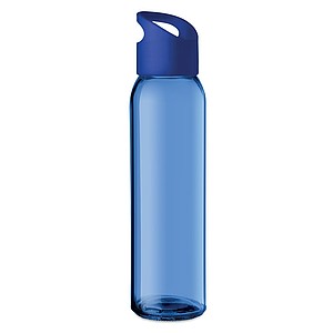 RIPUANA Skleněná láhev s plastovým uzávěrem, 470ml, modrá - ekologické reklamní předměty