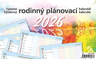 Rodinný plánovací kalendář 2027, stolní kalendář