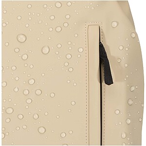 Rolovací batoh na notebook velikosti 15” z recyklovaného GRS, béžová