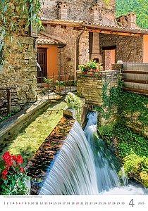Romantic Corners 2026, nástěnný kalendář, prodloužená záda