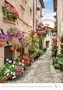 Romantic Corners 2026, nástěnný kalendář, prodloužená záda
