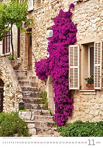 Romantic Corners 2026, nástěnný kalendář, prodloužená záda