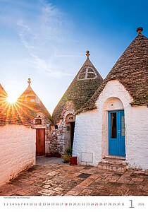 Romantic Corners 2027, nástěnný kalendář, prodloužená záda