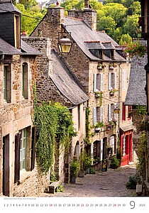 Romantic Corners 2027, nástěnný kalendář, prodloužená záda