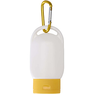Rosie opalovací krém s SPF 30 a karabinou, žlutá