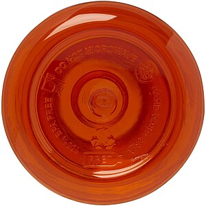 RPET láhev na vodu 600ml, oranžová