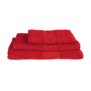 Ručník OLIMA BASIC TOWEL, 30 × 50 cm, červená