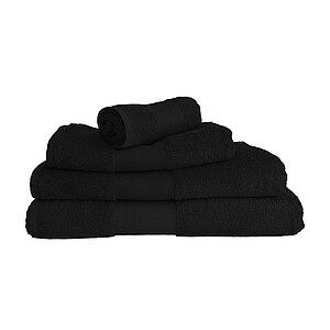 Ručník OLIMA CLASSIC TOWEL, 30 × 50 cm, černá