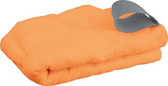Ručník z mikrovlákna s elastickým páskem, oranžová