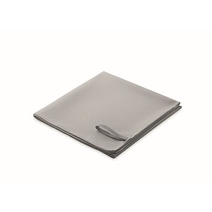 Ručník z mikrovlákna, šedá