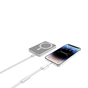 Rychlonabíjecí kabel Arc 2 v 1 z RCS 60W 120 cm, šedá