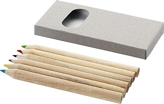 Sada 6 ks pastelek - reklamní pastelky