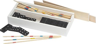 Sada her mikádo a domino,bílá - reklamní předměty
