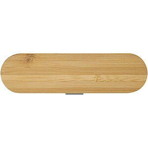 Sada příborů s bambusovým víčkem, šedá