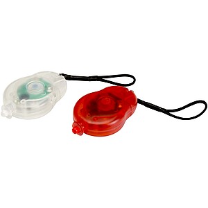 Sada světel na kolo, transparentní