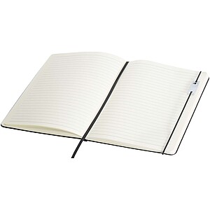 Sada zápisníku A5 s tvrdou obálkou a kuličkovým perem, černá