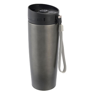 SAGVAN Termohrnek nerezový cestovní, 380 ml, šedý - reklamní předměty