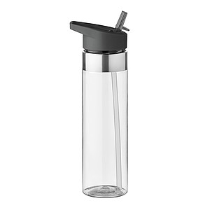 SAHRA Tritanová láhev na pití se silikonový kroužkem, 650 ml, transparentní - reklamní předměty