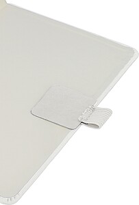 Samolepka spoutkem na pero, bílá