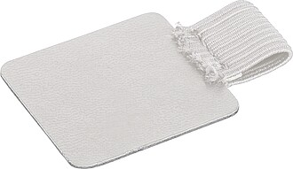 Samolepka spoutkem na pero, bílá