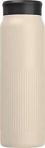SARIGA Vakuová nerezová termoska, 700 ml, béžová