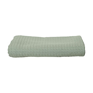 Saunová osuška OLIMA SAUNA WAFFLE BATH TOWEL, 70 × 140 cm, jemně zelená