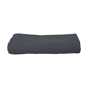 Saunová osuška OLIMA SAUNA WAFFLE BATH TOWEL, 70 × 140 cm, tmavě šedá