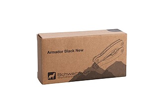 SCHWARZWOLF ARMADOR BLACK NEW Multifunkční nářadí, 15 ks, černá