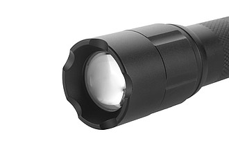 SCHWARZWOLF ONTAKU Kovová svítilna s 5W Osram LED diodou, černá