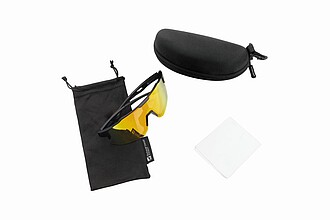 SCHWARZWOLF TRINITY Sportovní polarizační brýle, černá - reklamní předměty