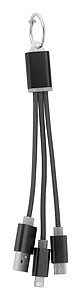 Scolt USB nabíjecí kabel, černá