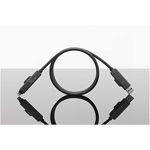 SCX.design C59 100 W magnetický silikonový nabíjecí kabel, černá