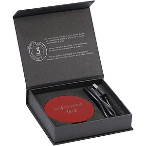 SCX.design W12 bezdrátová nabíjecí stanice, červená