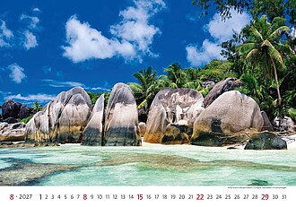 Sea 2027, nástěnný kalendář, prodloužená záda