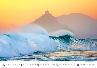 Sea 2027, nástěnný kalendář, prodloužená záda