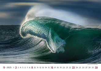 Sea 2027, nástěnný kalendář, prodloužená záda