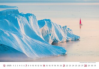 Sea 2027, nástěnný kalendář, prodloužená záda