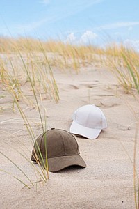 Semišová šestipanelová kšiltovka, khaki zelená