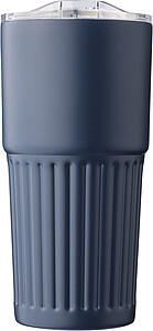 SEMREON Dvoustěnný termohrnek z recyklované nerezové oceli, 500 ml, modrá