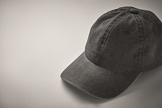 Šestipanelová baseballová kšiltovka 265g, černá