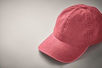 Šestipanelová baseballová kšiltovka 265g, červená