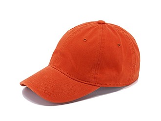 Šestipanelová čepice bez zapínání, oranžová