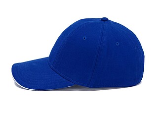 Šestipanelová kšiltovka se sandwich kšiltem, královská modrá